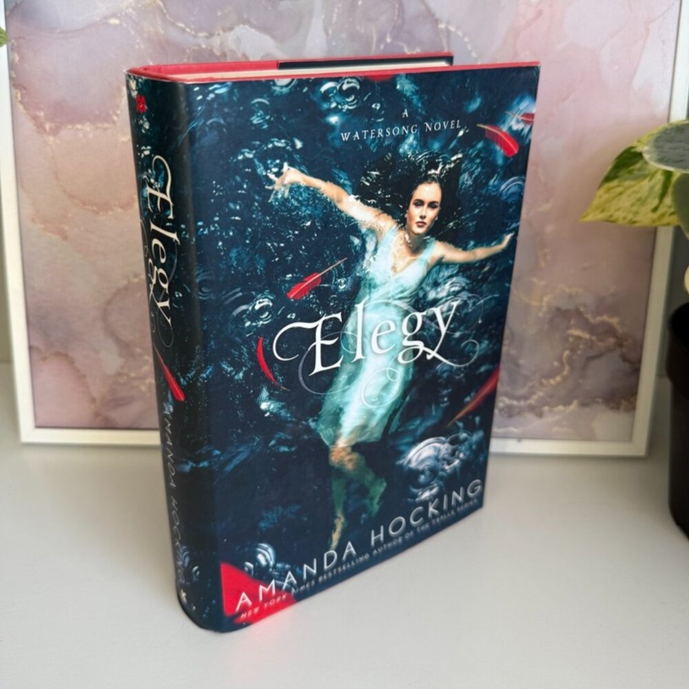 📚 4 for $20 | Elegy | Watersong #4 | Amanda Hocking | Hardcover